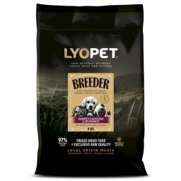 Granule pro psy Lyopet – Jehněčí s hovězím 4kg