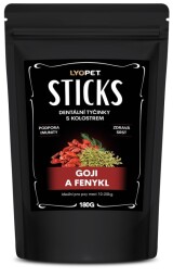 Dentální tyčinky goji a fenykl medium 180g